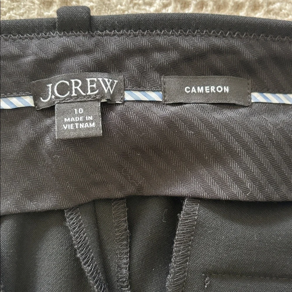 Lot (2) J. Crew Women’s Black Career Wear Work Wear Business‎ Pants Size 10